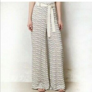 Anthropologie wide leg pants.